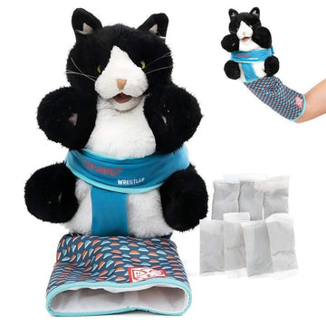 Interactive Cat Hand Puppet Toy – Fun Training Toy to Keep Cats Active & Happy