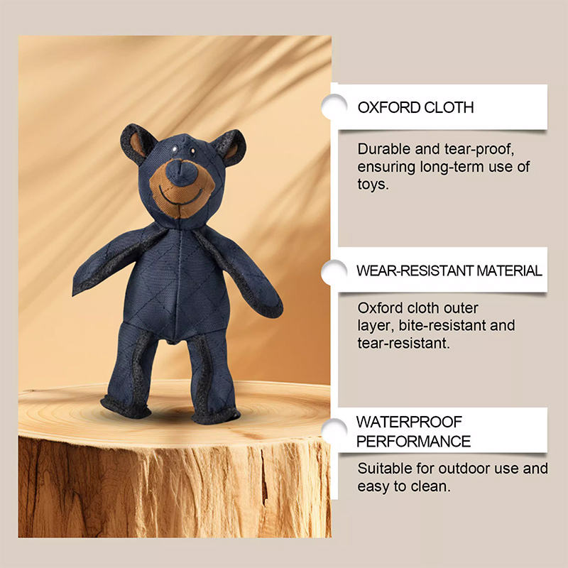 Unbreakable Dog Toy Bear – Durable Plush Toy for Strong Chewing Dogs