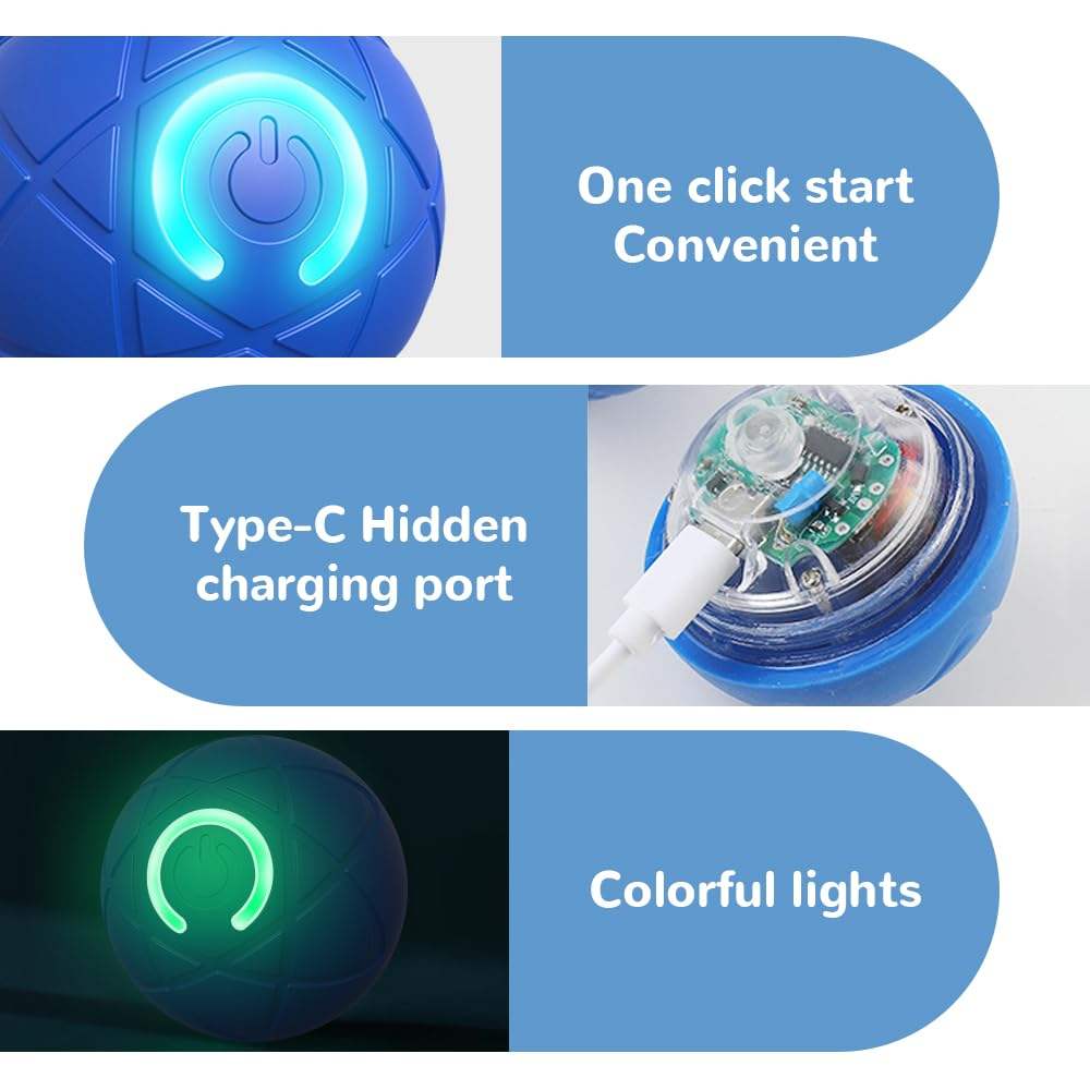 Interactive Dog Ball Toy – Smart Training Ball to Improve Dog IQ & Reduce Boredom