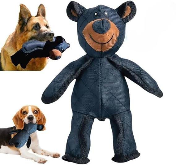 Unbreakable Dog Toy Bear – Durable Plush Toy for Strong Chewing Dogs